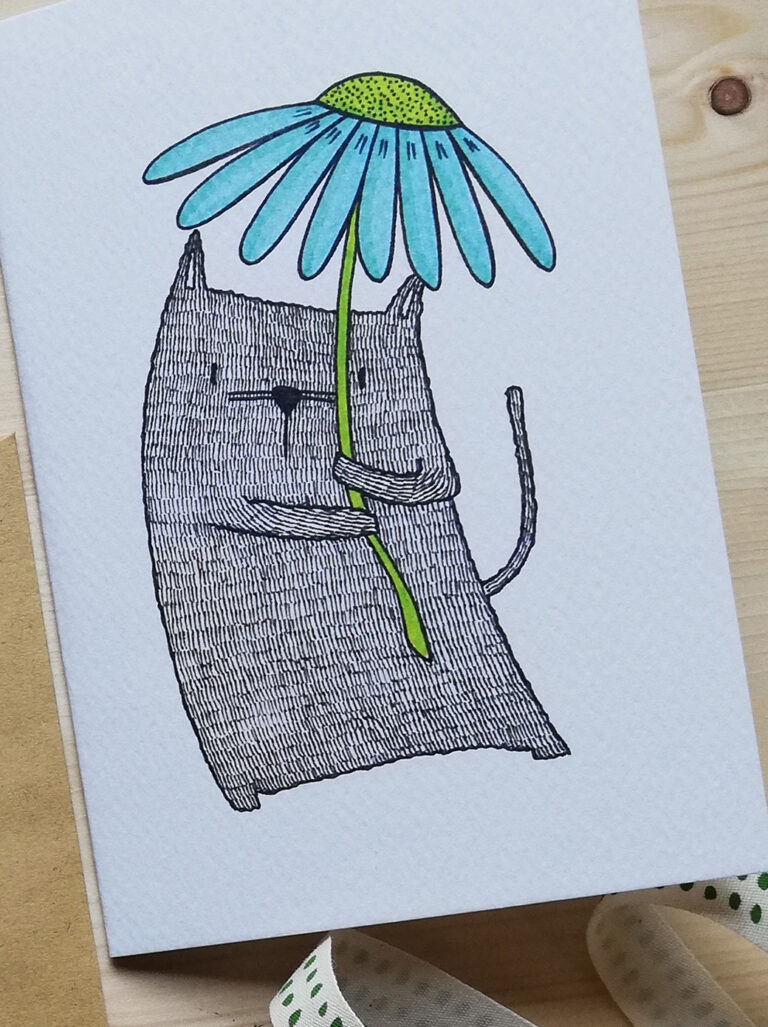 biglietti di auguri pieghevole con busta carta craft