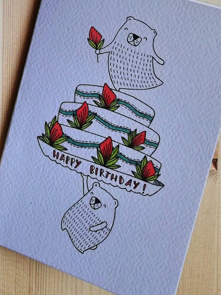 biglietti di auguri pieghevole con busta carta craft