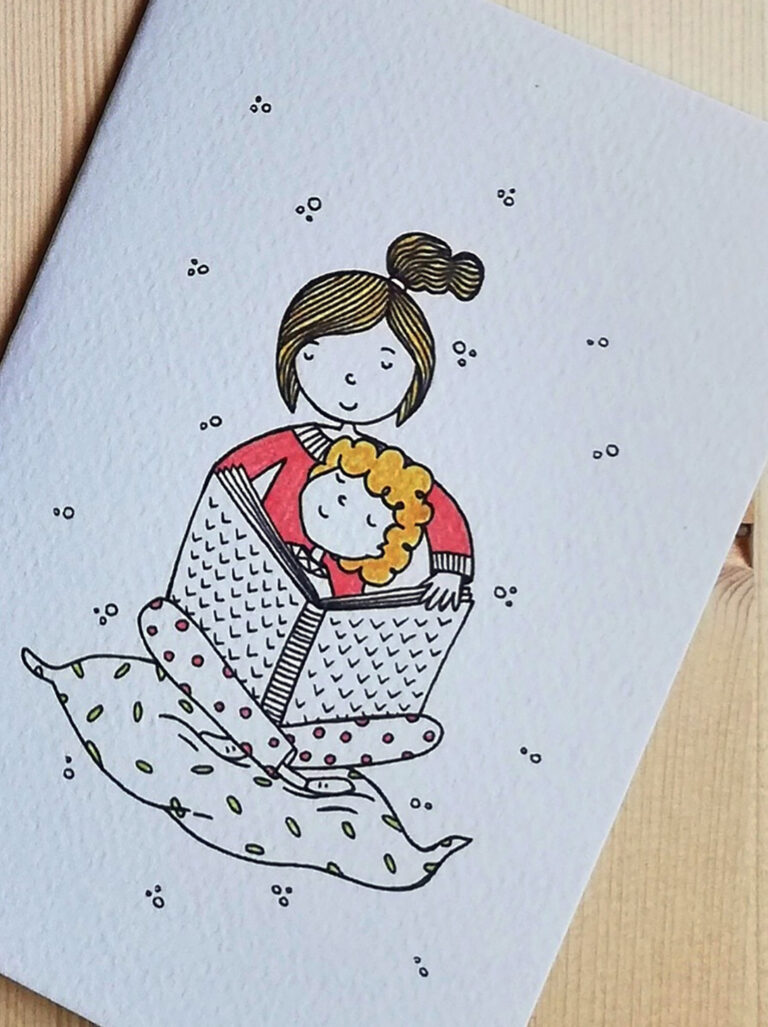 biglietti di auguri pieghevole con busta carta craft