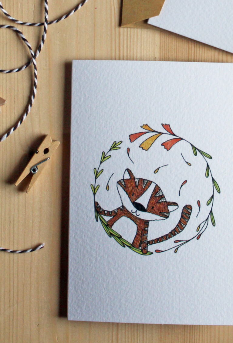 biglietti di auguri pieghevole con busta carta craft