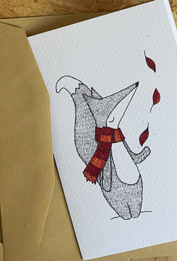 Biglietto di Auguri - Volpe d'autunno - immagine 2