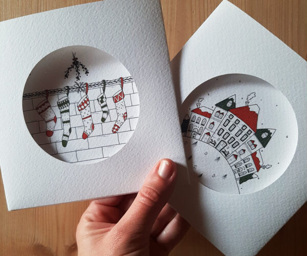 Pack - Biglietti oblò (2 illustrazioni diverse)
