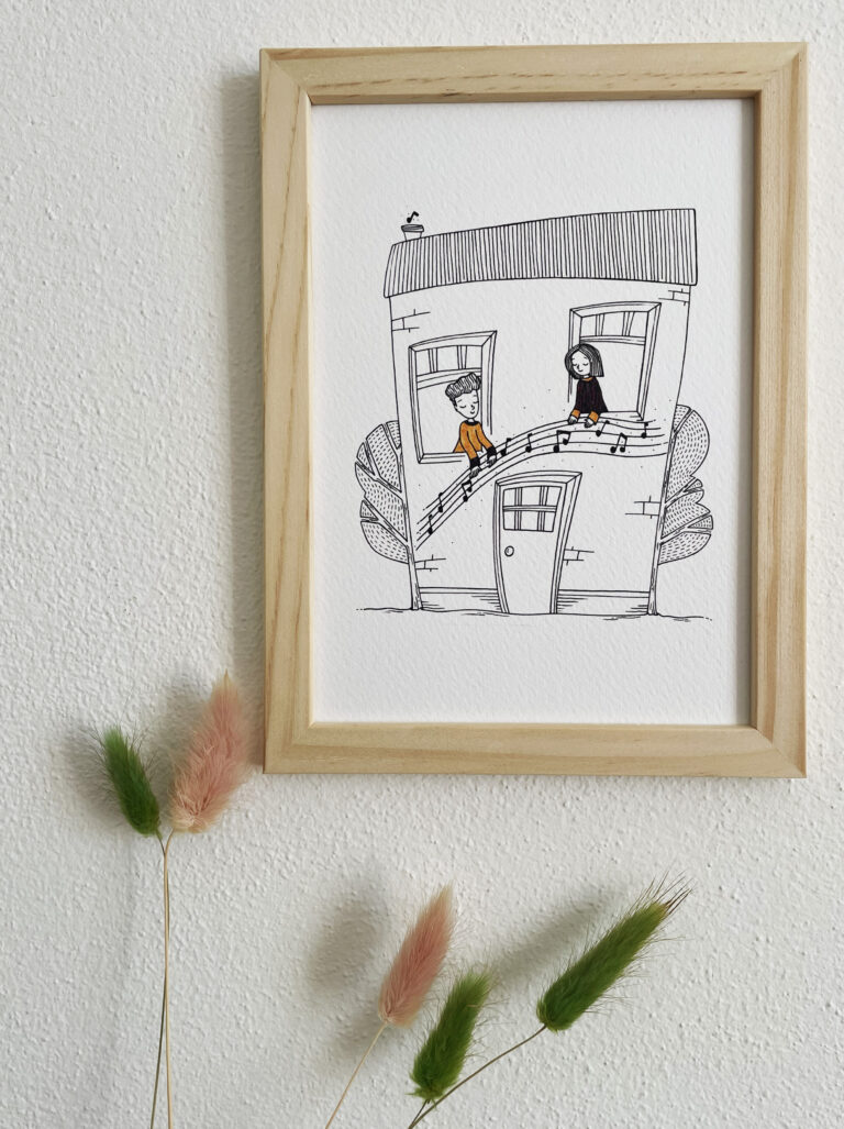 Stampa illustrata formato 13x18cm